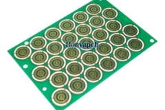 Double sides PCB, Plating round outline
