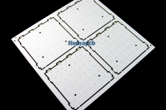Single side PCB with white solder mask