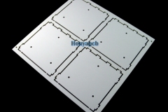 Single side PCB with white solder mask