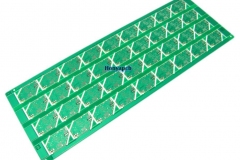 Double sides printed circui boards, RoHS HASL, No X-out allowed