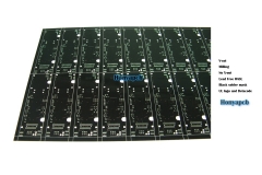 Double sides PCB, Black solder mask, No X-out allowed