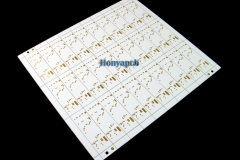 Double sides PCB, White solder mask, Black silkscreen