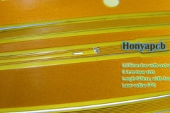 Single side FPC with 0.075mm line width/space