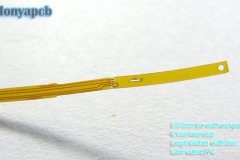 Single side FPC with 0.075mm line width/space