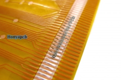 Single side FPC with open windowed flex foil