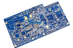 8 layers with Blue solder mask