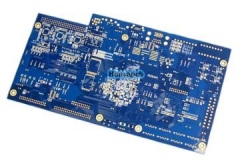 8 layers with Blue solder mask